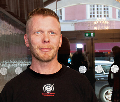 Mikael Gustafsson, ombudsman i Transports avdelning 2 hamn. Foto: Kristina Sjöberg