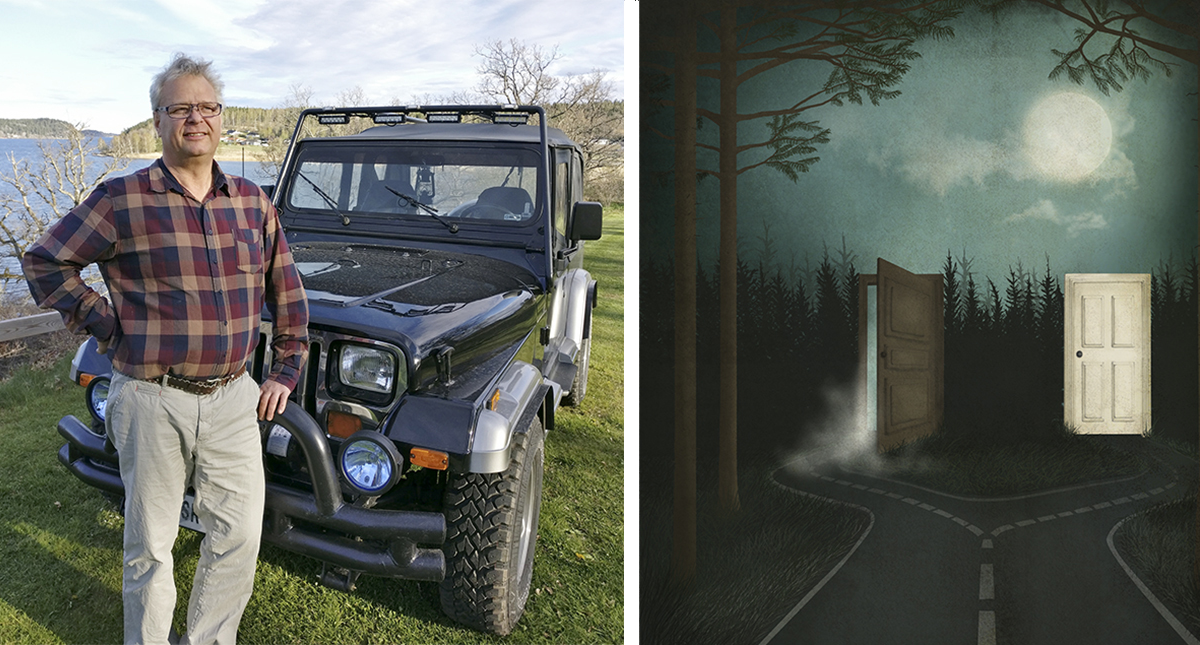 Anders Hagander + Maja Lindbergs novellillustration