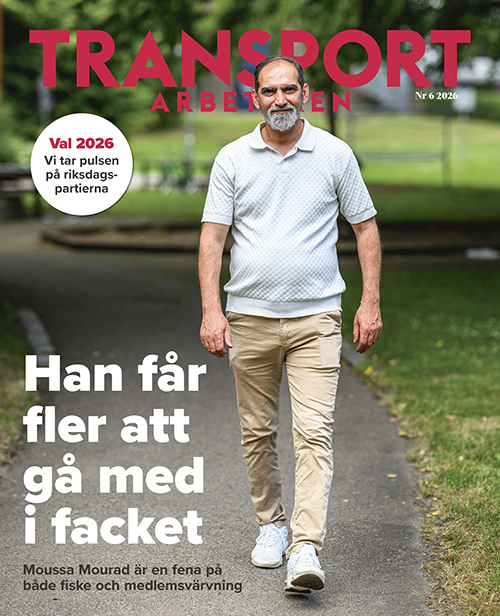 Omslaget till Transportarbetaren nummer 6 2026.