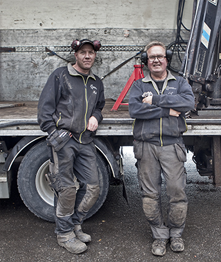 Micke Hägglund och Lars Göran Mellberg