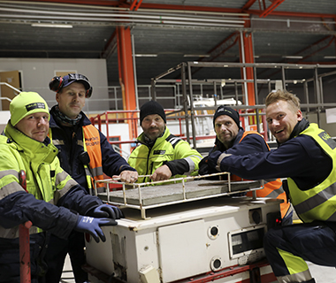 Från vänster: Tommy ­Johansson, Johan Pettersson, Christian Bengtsson, Peter Andersson och Johan Wickell.