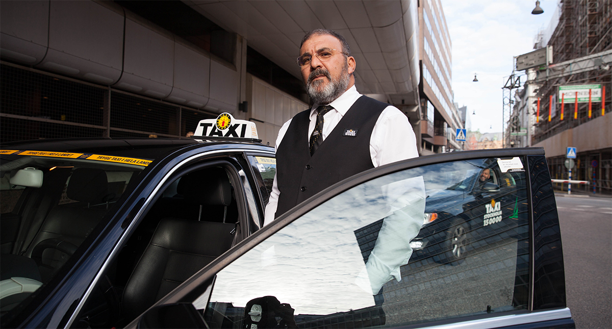 Taxiföraren Mehdi Ben Sennah