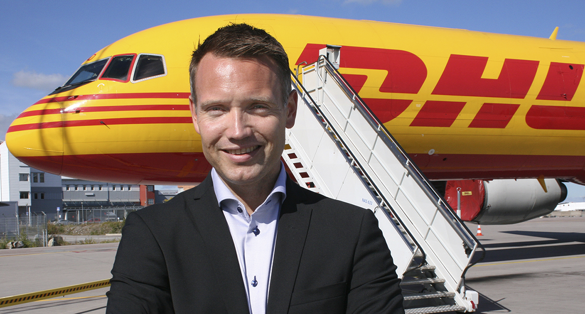 Ted Söderholm, vd DHL Express i Sverige.