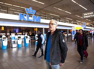 Jan van den Brink, Schiphol