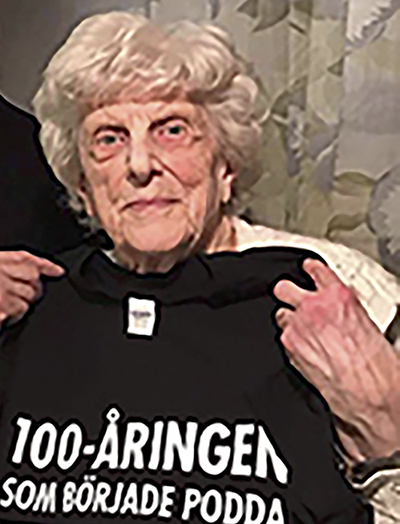 Hertha Larsson, 97 år