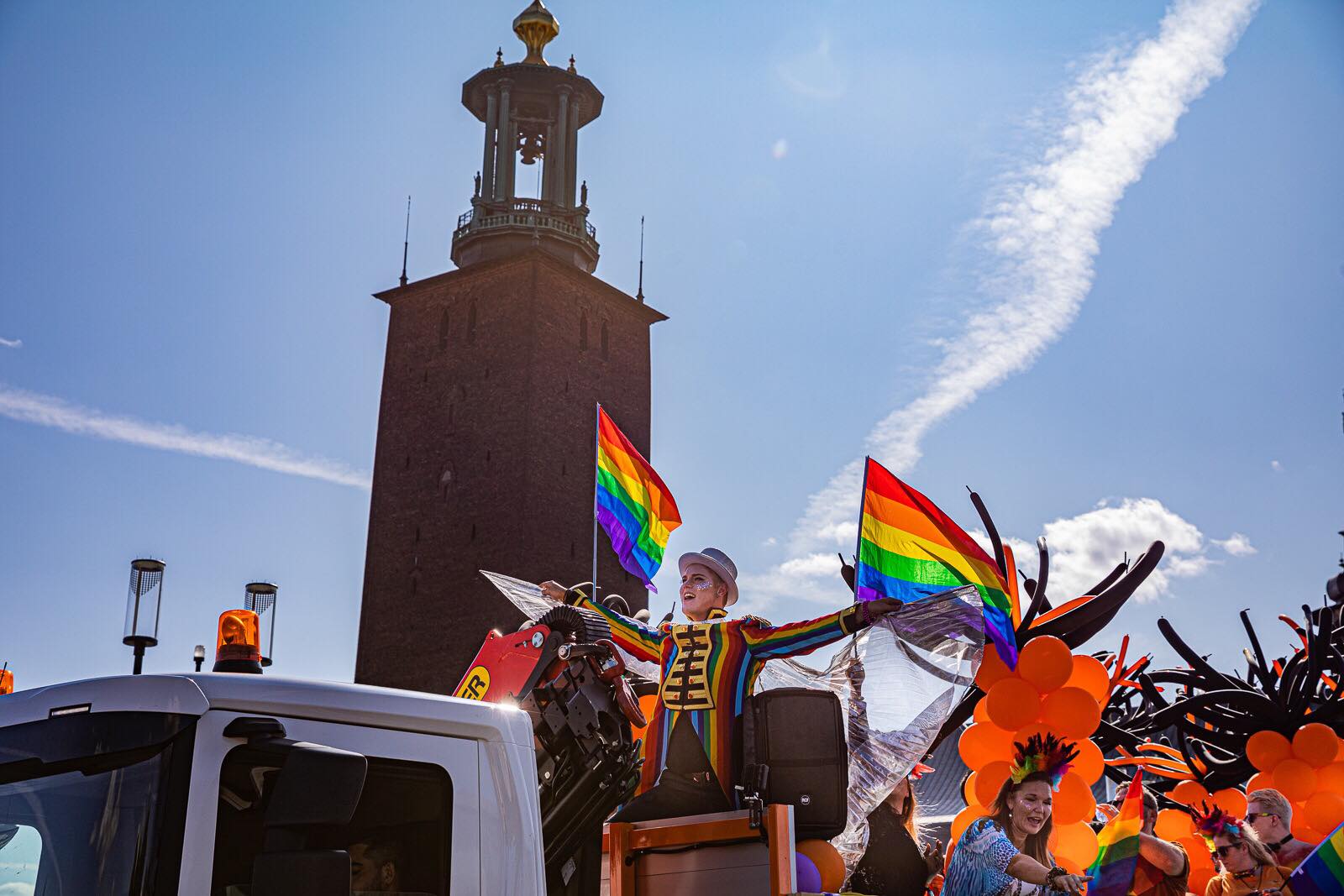 Hjalmar Bengtsson Raymond i Prideparaden