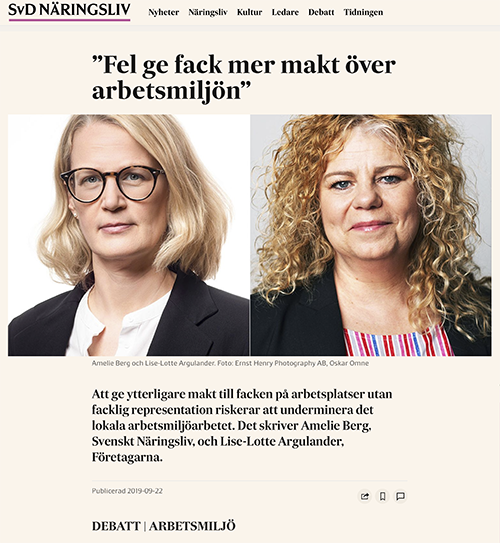 Debattinlägg SvD