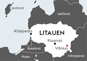 Karta Litauen