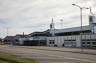 Västerås flygplats i coronatid.