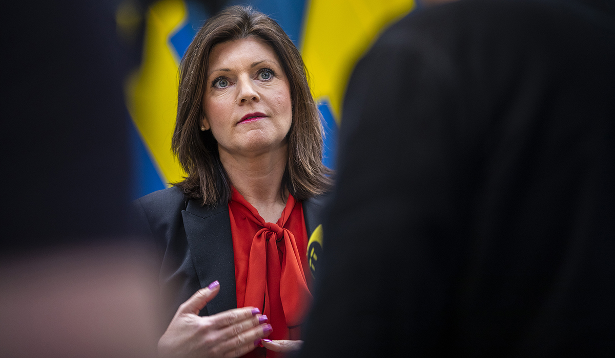 Eva Nordmark (S) är arbetsmarknadsminister. Foto: Ninni Andersson / Regeringskansliet