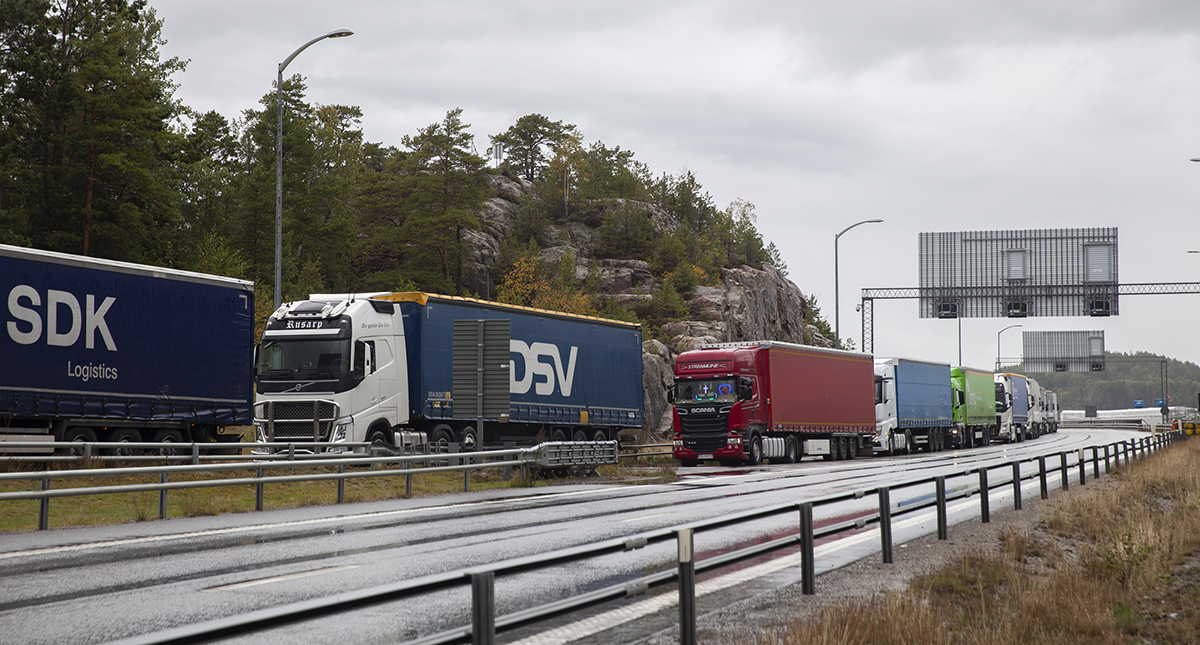 Fredagskö Svinesund. Foto: Lilly Hallberg