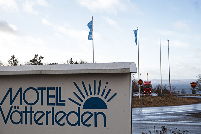 Klassiskt motell 2: Motell Vätterleden i Ölmstad, nära Gränna, lockar med vacker Vätternvy. Foto: Lilly Hallberg
