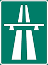 Vägmärke Motorväg