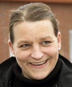 Pernilla Lagerholm Sköld, färdtjänstförare, Örebro. Foto: Justina Öster