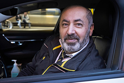 Albahad Butros, taxiförare Göteborg.