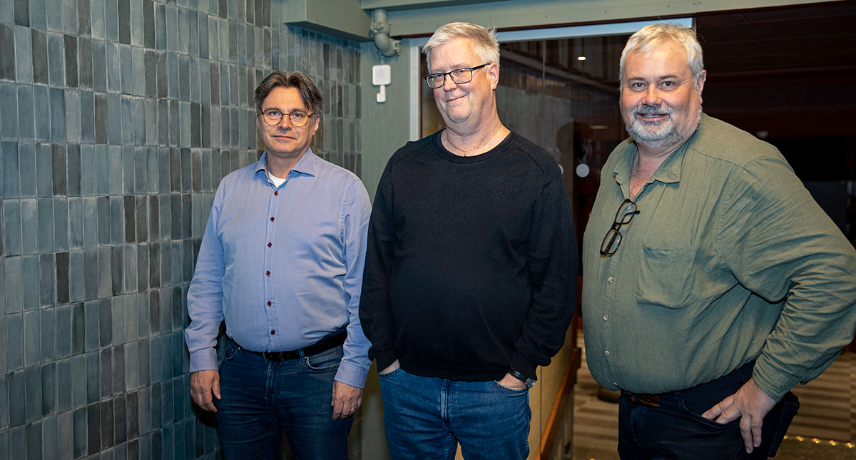 Magnus Larsson, Tommy Wreeth och Lars Mikaelsson. Foto: Kristina Sjöberg