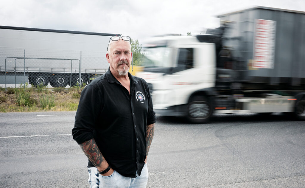 Tommy Jonsson ser mycket fusk och lönedumpning i sitt jobb med Transports Ordning och reda-verksamhet. Foto: John Antonsson
