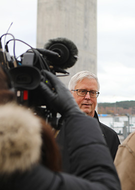 Tommy Wreeth intervjuas kort efter att Transport gått ut med nytt varsel om blockad.