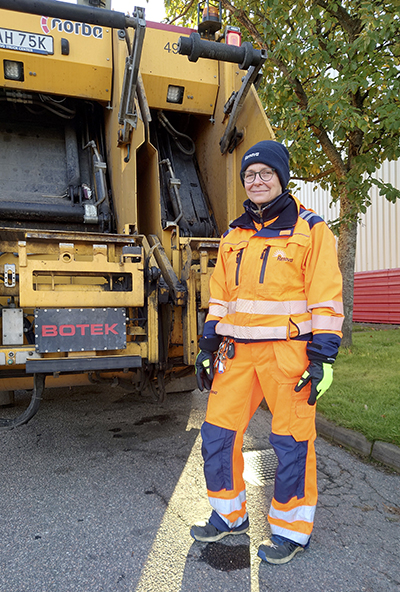 Ann-Sofie ”Soffan” Hermansson gillar sitt arbetsliv som miljöarbetare i Göteborg och hon vill inte ge sig in i politiken igen. Foto: Lars Soold