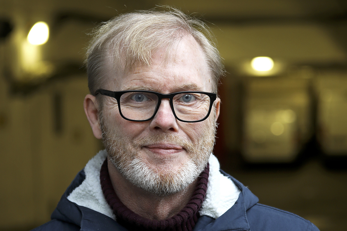 Anders Palmqvist från Transports Malmöavdelning. Foto: John Antonsson