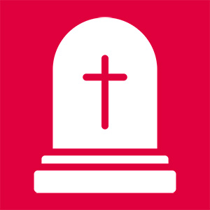 symbol för döden, en gravsten