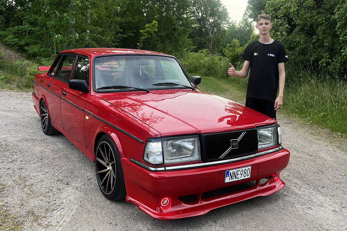 Hannes Kondrup körde sin egen epa i Hemtjänsten, Älmhult.