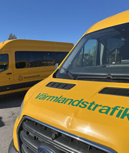 Färdtjänstbussar hos Rudskoga taxi i Kristinehamn.