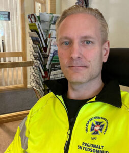 Regionala skyddsombudet Marko Juvonen på Transports avdelning i Skövde Borås.
