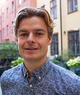 ”Jag valde statistiken för att få ett verktyg som är användbart i många sammanhang”, säger Vilgot. Foto: Lilly Hallberg