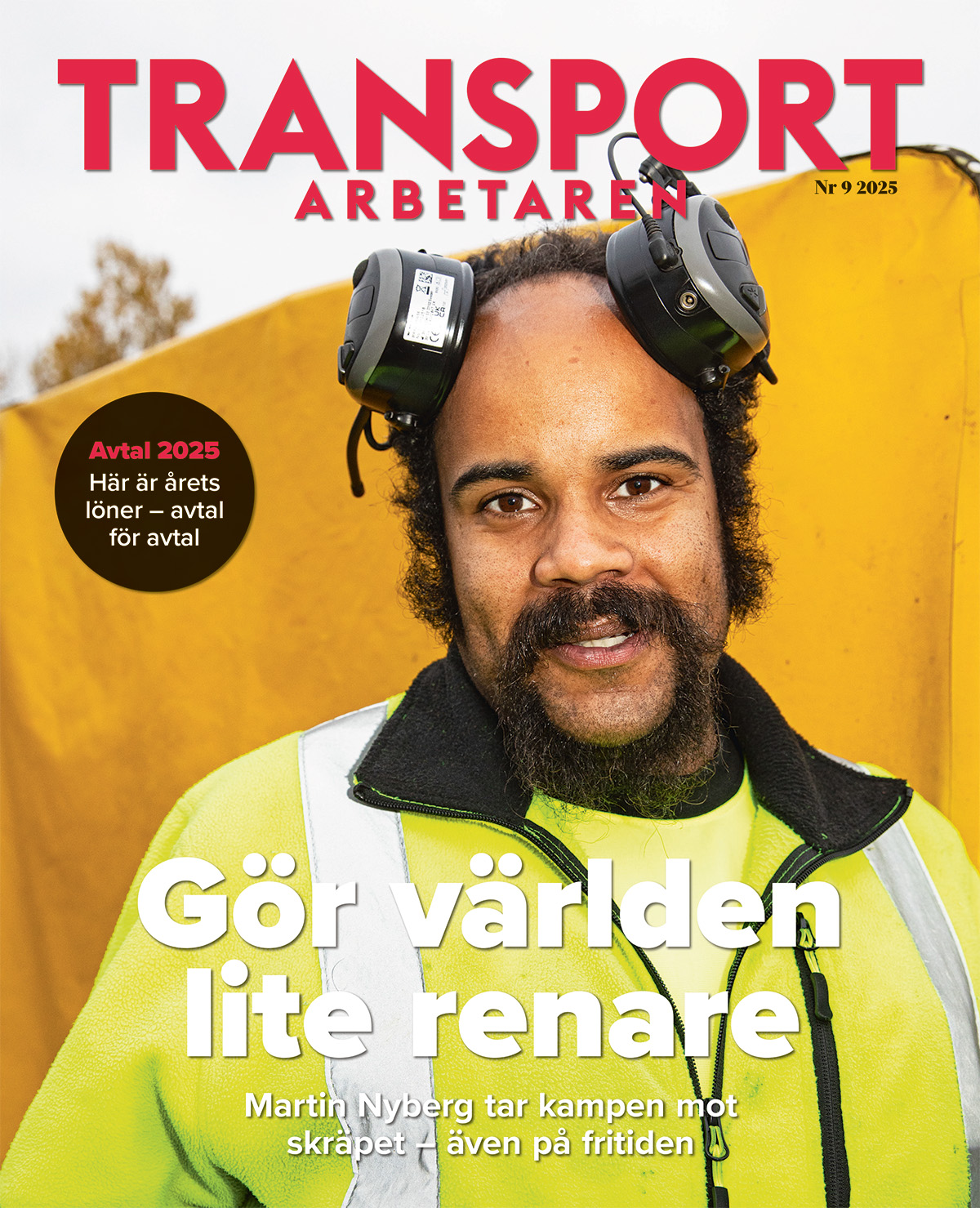 Omslaget till Transportarbetaren nummer 9 2025.