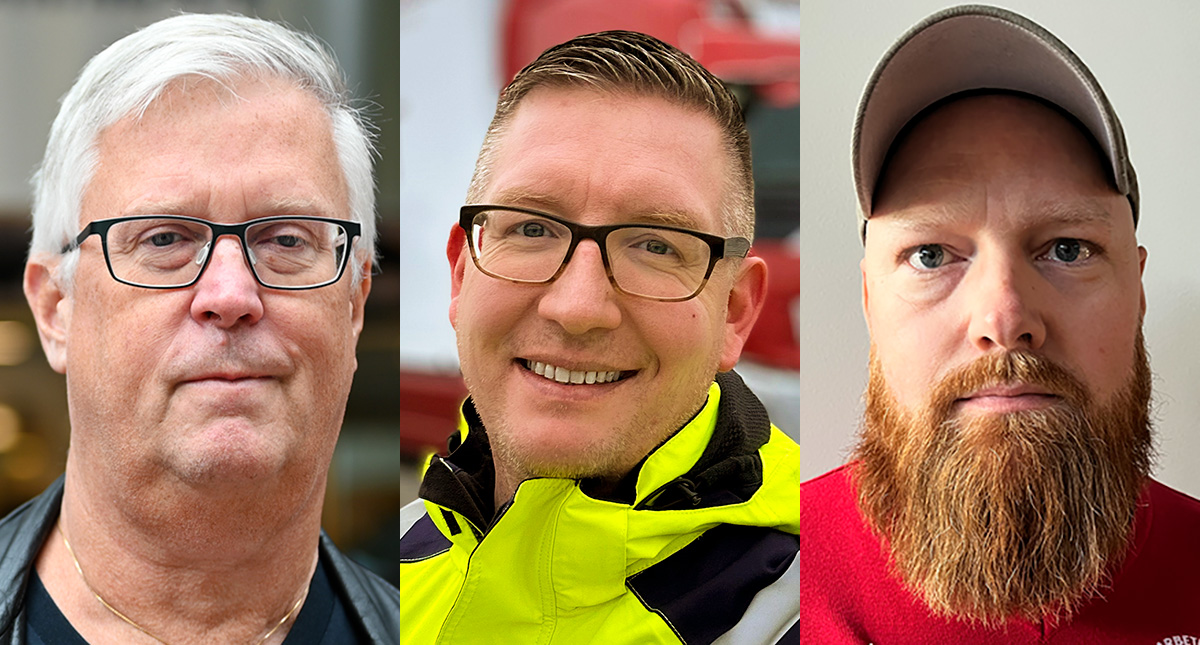 Tommy Wreeth, Hans C Nilsson och Anders Olsson. Foto: Emil Flisbäck/Privat/Privat