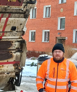 Rasmus Forsberg är miljöarbetare i Göteborg. Foto: Privat