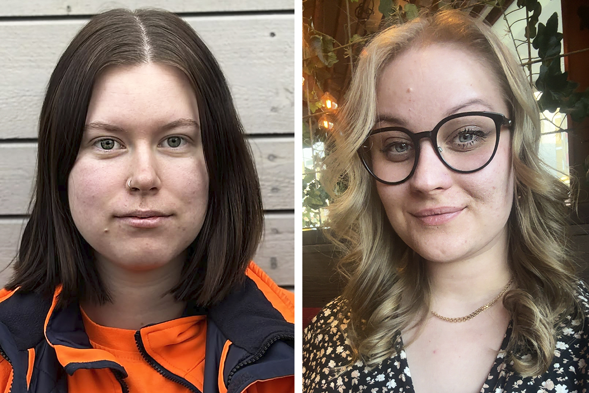 Alida Günther och Emilia Sjöberg-Björkroth