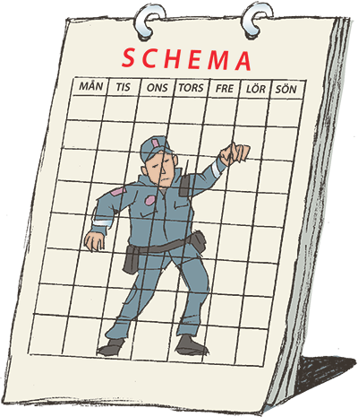 Christopher känner sig lurad av sin förra arbetsgivare. Illustration: Martin Heap