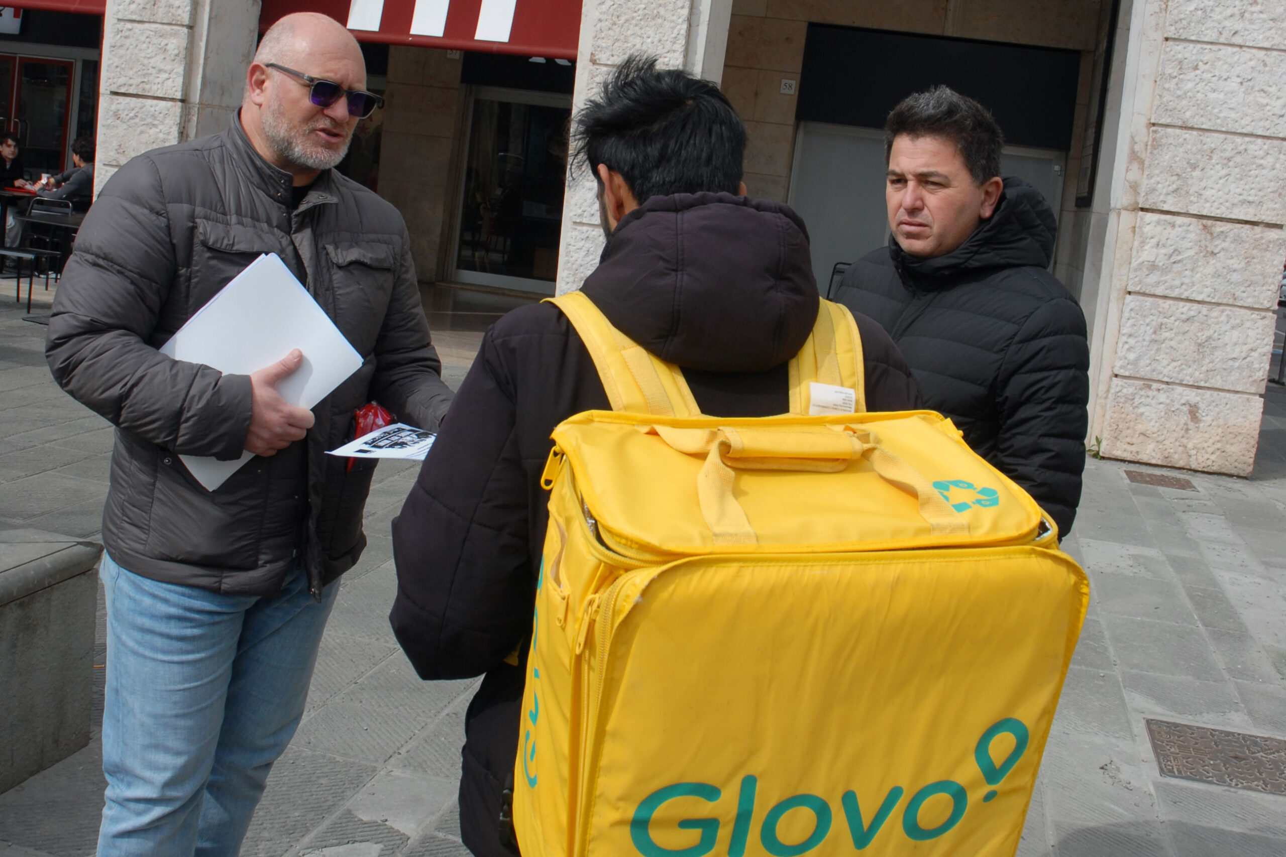 Matbuden pratar gärna med fackrepresentanterna Marco Ghezzani och Filippo Bellandi, men få av dem kommer troligen att organisera sig.