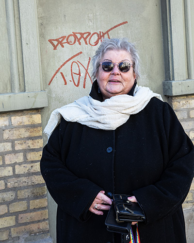 ”Är man högst upp i ett fackförbund får man aldrig glömma dem ’där nere’”, säger Karin Peterson. Foto: Justina Öster