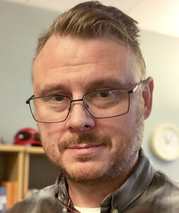 Johan Nyman, ombudsman på Transports Göteborgsavdelning. Foto: Privat