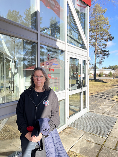 I år blir det första maj i Borås med Transports avdelning 17 för Marie Samuelsson. Foto: Privat