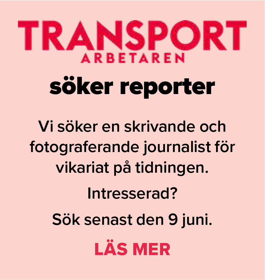 Platsannons vikarierande reporter