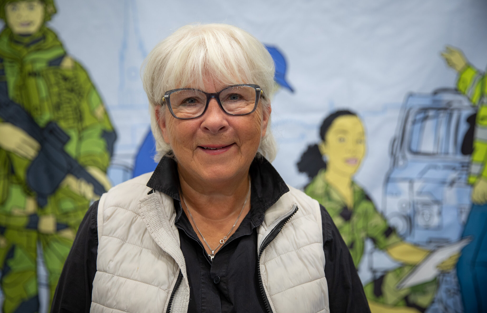 Kerstin Ericsson är bilkårsveteran. Foto: Dexter Svärd Huss