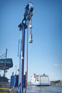 Projektet är döpt till The Green Cable och arbete är gjort i nära samverkan med flera rederier på Donsö, nationella och europeiska hamnar, klassningssällskap, oljebolagen i hamnen samt Transportstyrelsen. Foto: Göteborgs Hamn AB.