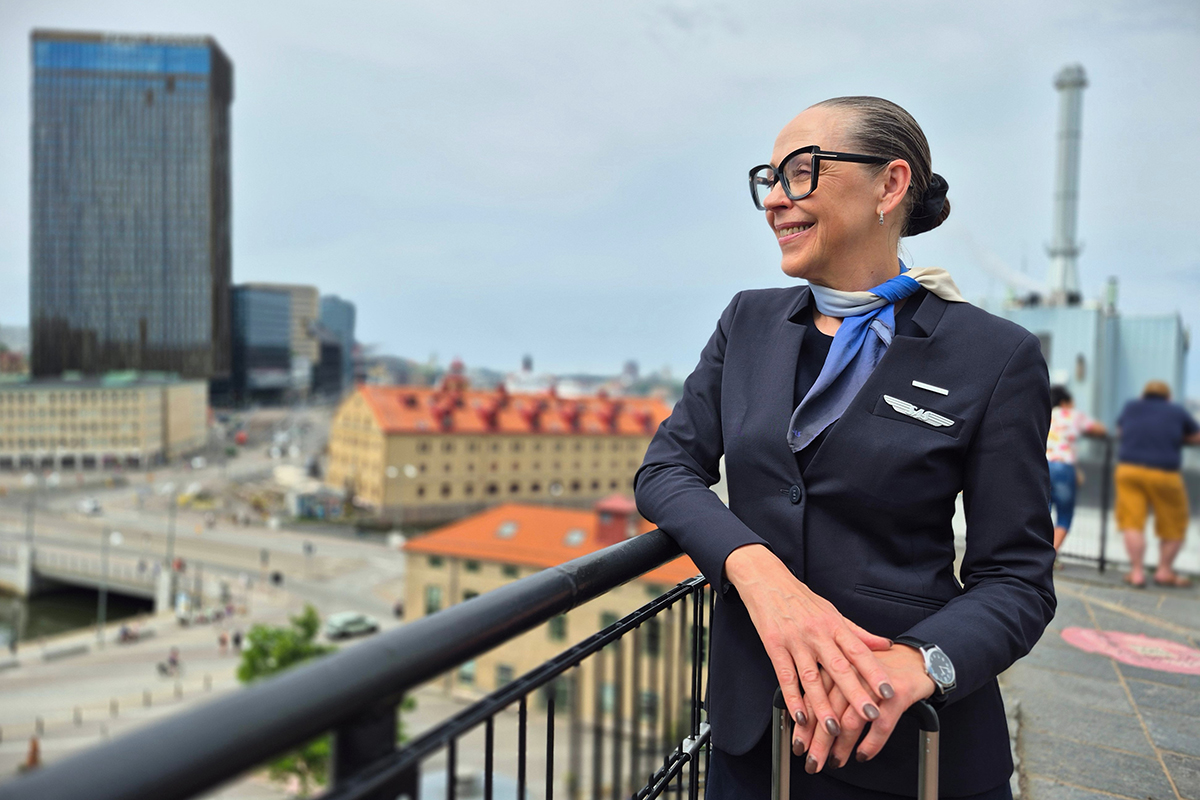 Helena är en stadsråtta född på landet. Hon måste ha stan utanför dörren för att känna livet i sig. Foto: Maria Lund