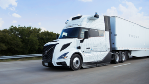 Volvo testkör redan självkörande lastbilar i USA. Foto: Volvo.