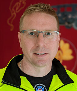 Daniel Wallfors, regionalt skyddsombud i Halmstadsavdelningen. Foto: Transport avdelning 25
