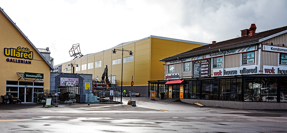 Slutdestinationen för många av resenärerna på väg 153. Foto: Dexter Svärd Huss